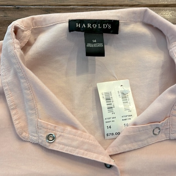 Harold’s Pink Corduroy shirt - Picture 2 of 5